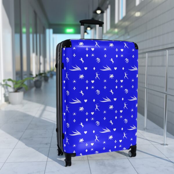 Blue Royal Swallow Suitcase by Nexsweet - Image 11
