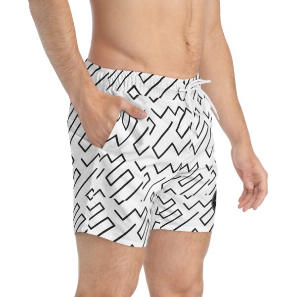 Zebra Swim Trunks (AOP) by Nexsweet - Image 4