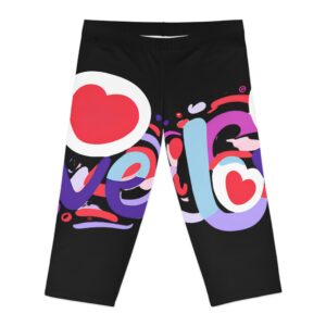 Love Women's Capri Leggings (AOP)