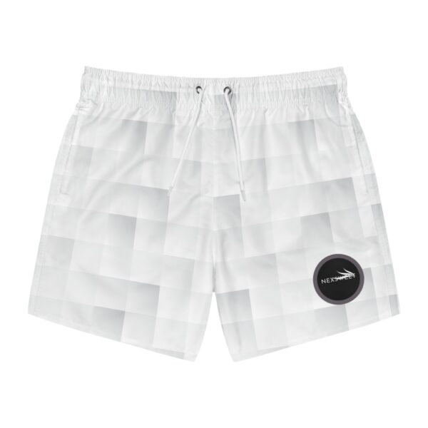 Grey Vex Swim Trunks (AOP) by Nexsweet