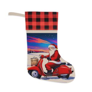 Rebel Santa Claus Christmas Stocking