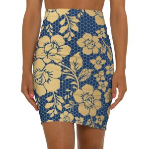 Ryō Tsubaki Women's Mini Skirt (AOP) by Nexsweet