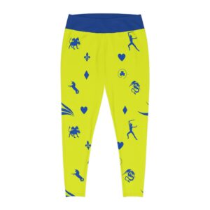 Royal Hermione Plus Size Leggings (AOP)