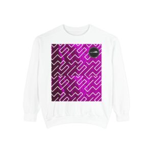 Pinky Zebra Unisex Garment-Dyed Sweatshirt by Nexsweet