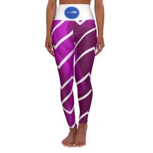 Pinky Zebra High Waisted Yoga Leggings (AOP) by Nexsweet
