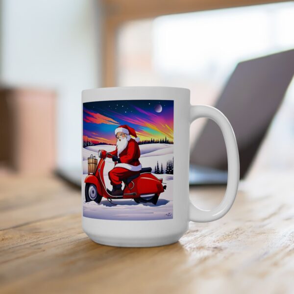 Rebel Santa Claus Ceramic Mug 15oz - Image 4