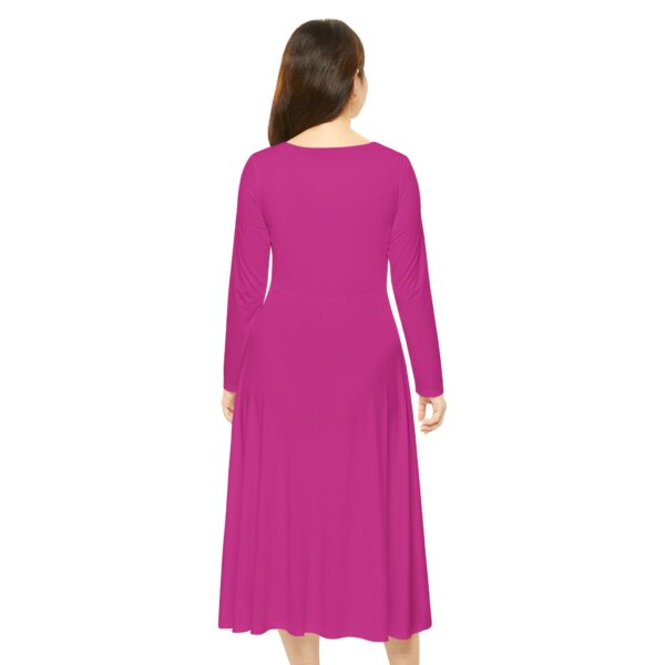Cassandra's Dream Women's Long Sleeve Dance Dress (AOP) by Nexsweet - Image 4