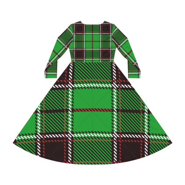Saint-Patrick Women's Long Sleeve Dance Dress (AOP) by Nexsweet - Image 2