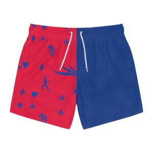 Red Caesar Swim Trunks (AOP)