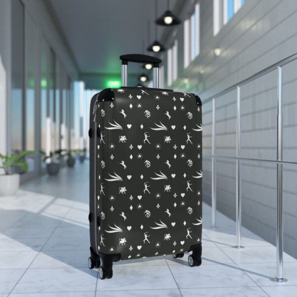 Black Royal Swallow Suitcase by Nexsweet - Image 7
