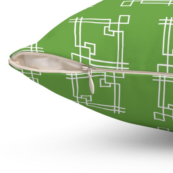 Green Princess Gaia Spun Polyester Square Pillow - Image 12