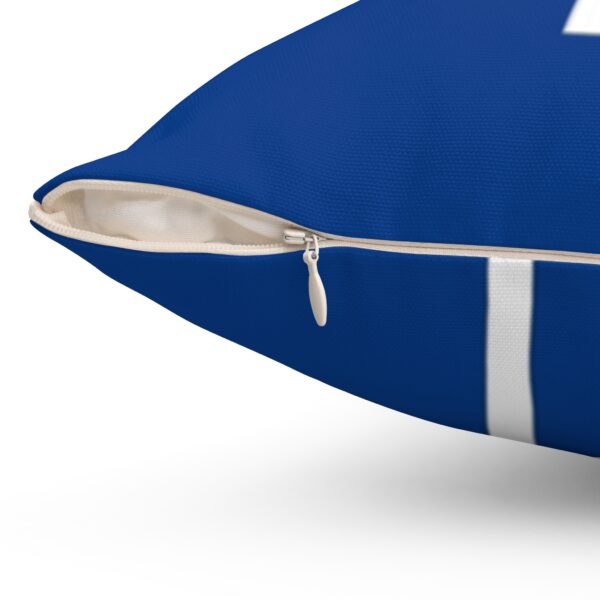 Blue Gaia Spun Polyester Square Pillow - Image 3