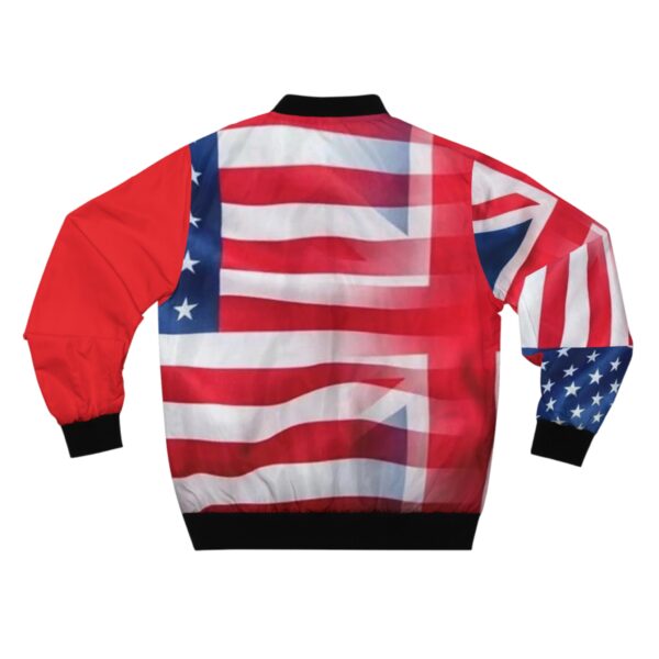 British American Men's Bomber Jacket (AOP) by Nexsweet - Image 2