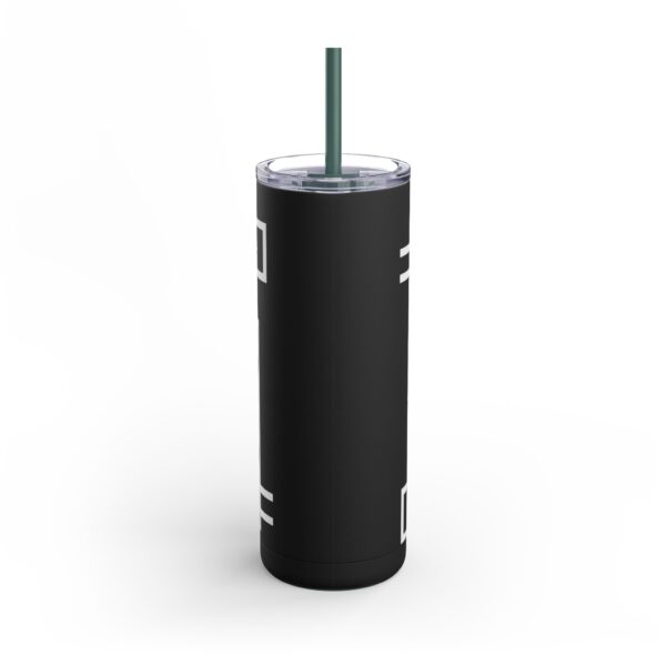 Black Gaia Maars Maker Skinny Matte Tumbler, 20oz - Image 3