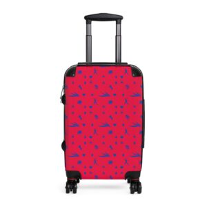 Blue and Red Royal Swallow Suitcase by Nexsweet