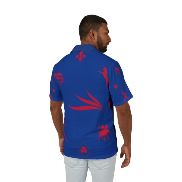 Blue Caesar Men's Hawaiian Camp Shirt (AOP) - Image 4