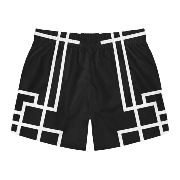 Black Gaia Swim Trunks (AOP) - Image 2