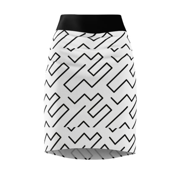 Zebra Women's Pencil Skirt (AOP) by Nexsweet