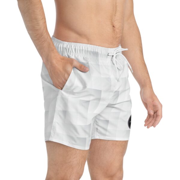 Grey Vex Swim Trunks (AOP) by Nexsweet - Image 4