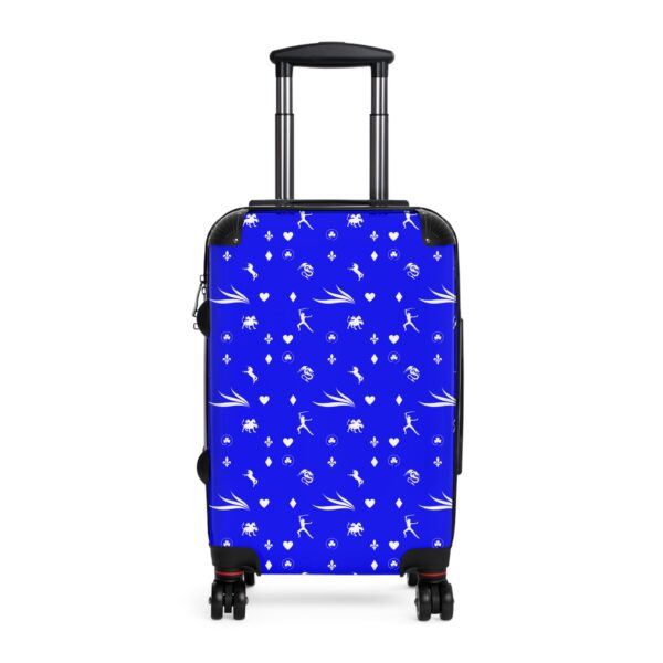Blue Royal Swallow Suitcase by Nexsweet