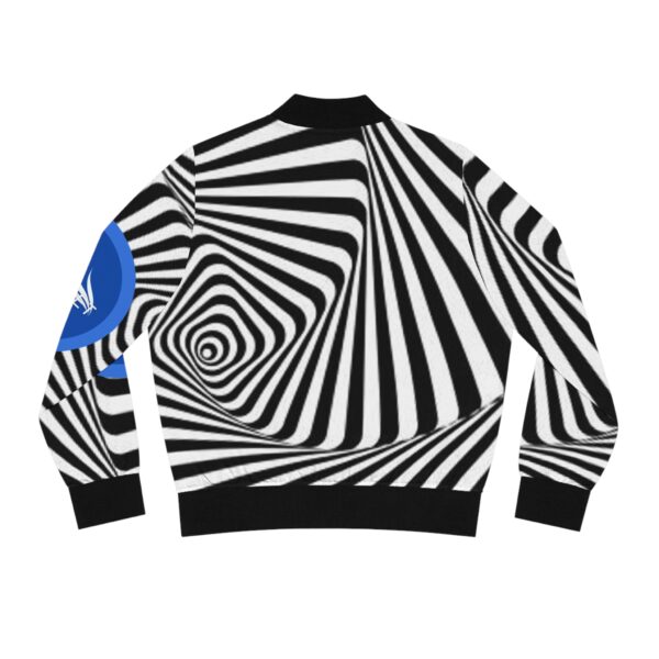 Silent Zebra Women's Bomber Jacket (AOP) - Image 2