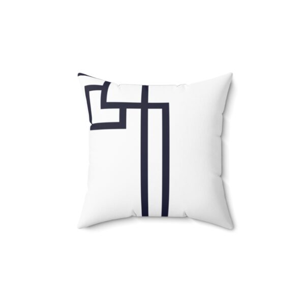 Gaia Spun Polyester Square Pillow - Image 2