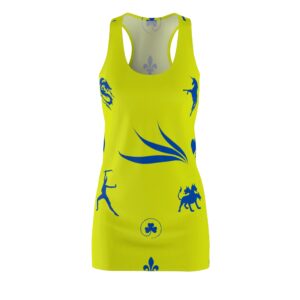 Royal Women's Cut & Sew Racerback Dress (AOP)