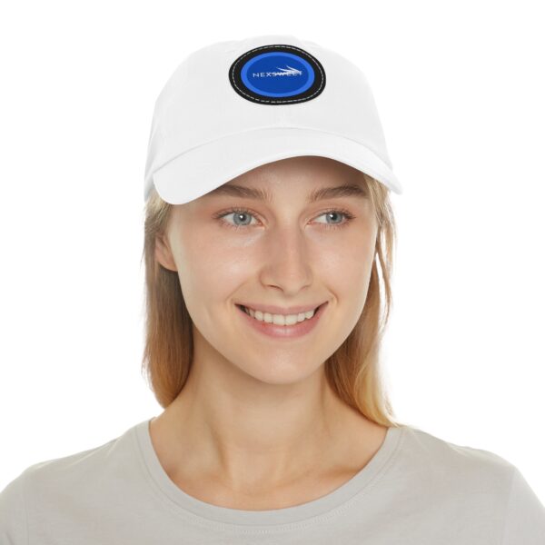 Strong Dad Hat with Leather Patch (Round) by Nexsweet - Image 4