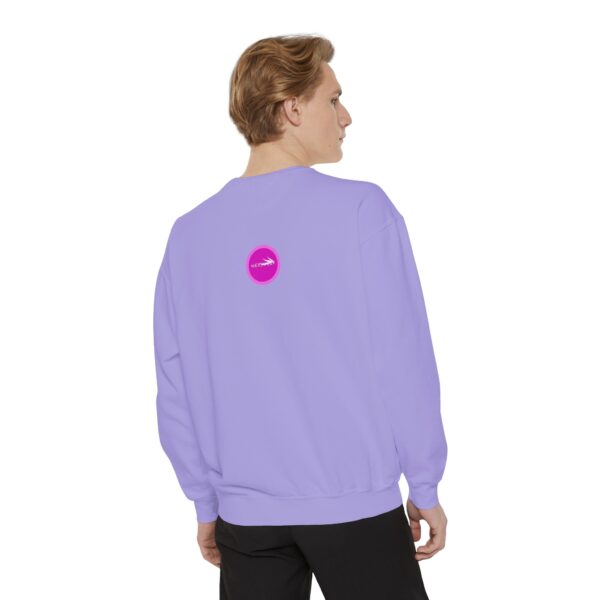 Pinky Zebra Unisex Garment-Dyed Sweatshirt by Nexsweet - Image 24