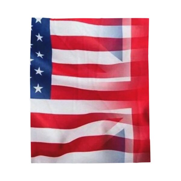 British American Velveteen Plush Blanket - Image 5