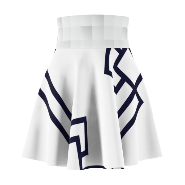 White Princess Gaia Women's Skater Skirt (AOP)