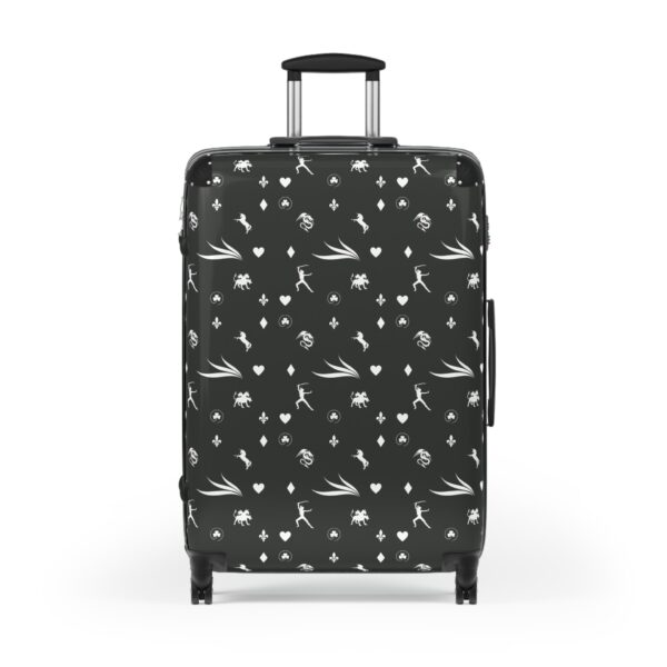 Black Royal Swallow Suitcase by Nexsweet - Image 9