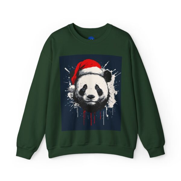 Panda Claus Sweatshirt: Unisex, Heavy - Image 5