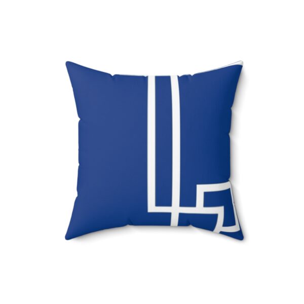 Blue Gaia Spun Polyester Square Pillow - Image 4