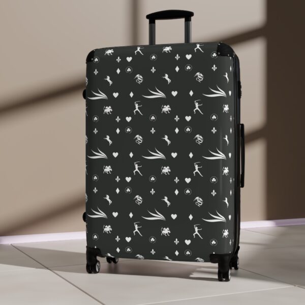 Black Royal Swallow Suitcase by Nexsweet - Image 12