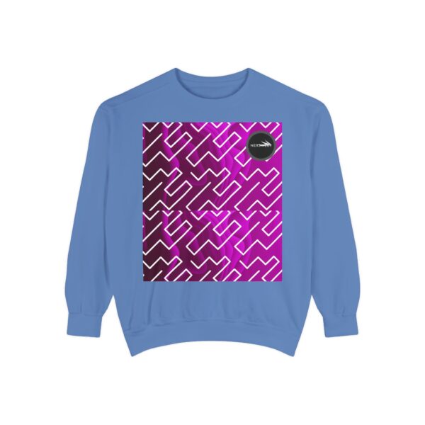 Pinky Zebra Unisex Garment-Dyed Sweatshirt by Nexsweet - Image 13