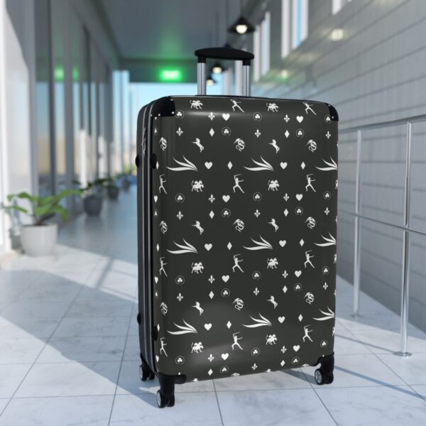 Black Royal Swallow Suitcase by Nexsweet - Image 11