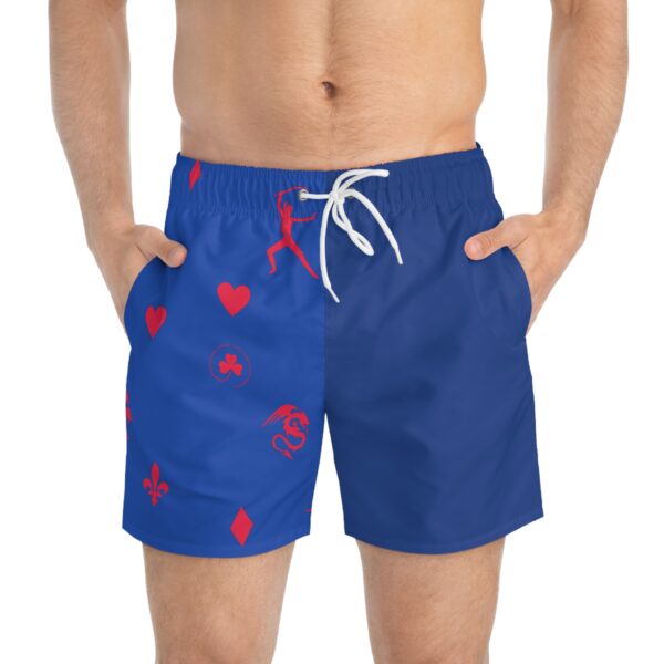 Blue Caesar Swim Trunks (AOP) - Image 3