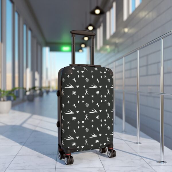 Black Royal Swallow Suitcase by Nexsweet - Image 3