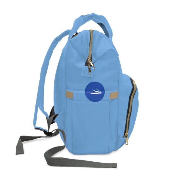 Light Blue Royal  Nexsweet Multifunctional Diaper Backpack - Image 4