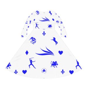 Royal Women's Long Sleeve Dance Nexsweet Dress