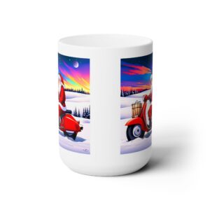 Rebel Santa Claus Ceramic Mug 15oz