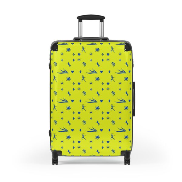 Blue and Yellow Royal Swallow Suitcase by Nexsweet - Image 9