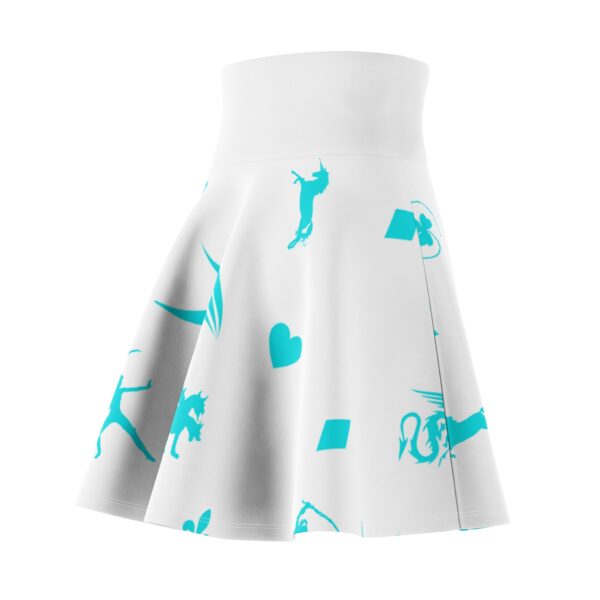 Turquoise Hermione Women's Skater Skirt (AOP) - Image 4