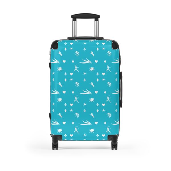 Turquoise Royal Swallow Suitcase by Nexsweet - Image 5