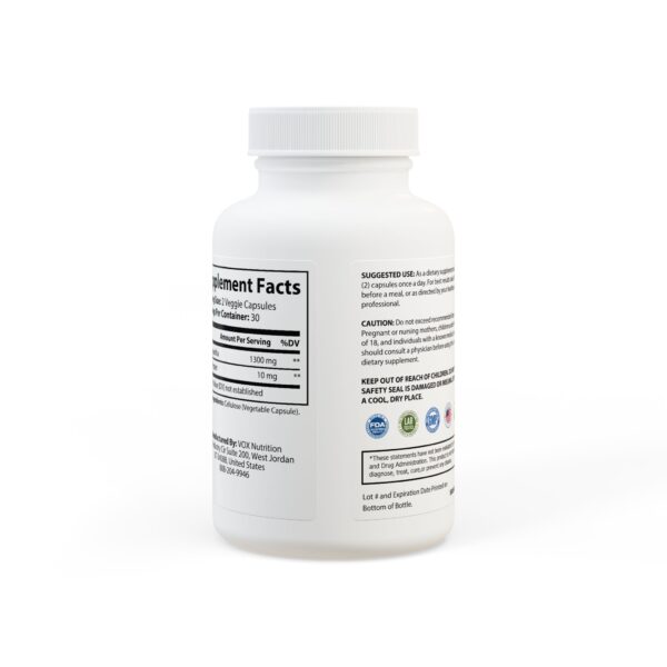 Ashwagandha and Black Pepper Supplement (60 capsules) by Nexsweet - Image 4