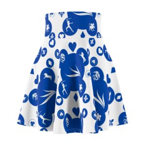 Royal Women's Skater Skirt (AOP) by Nexsweet