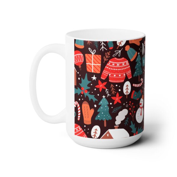 Rebel Santa Claus' HQ Ceramic Mug 15oz - Image 2