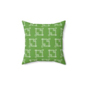 Green Princess Gaia Spun Polyester Square Pillow