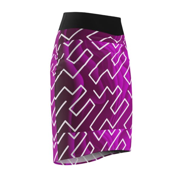 Pinky Python Women's Pencil Skirt (AOP) by Nexsweet - Image 3